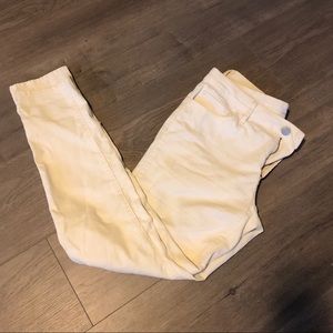 Cream colored Loft corduroy pants